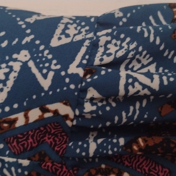 Aztec Teal Dress XL (But fits more a large) NEW - Picture 3 of 9